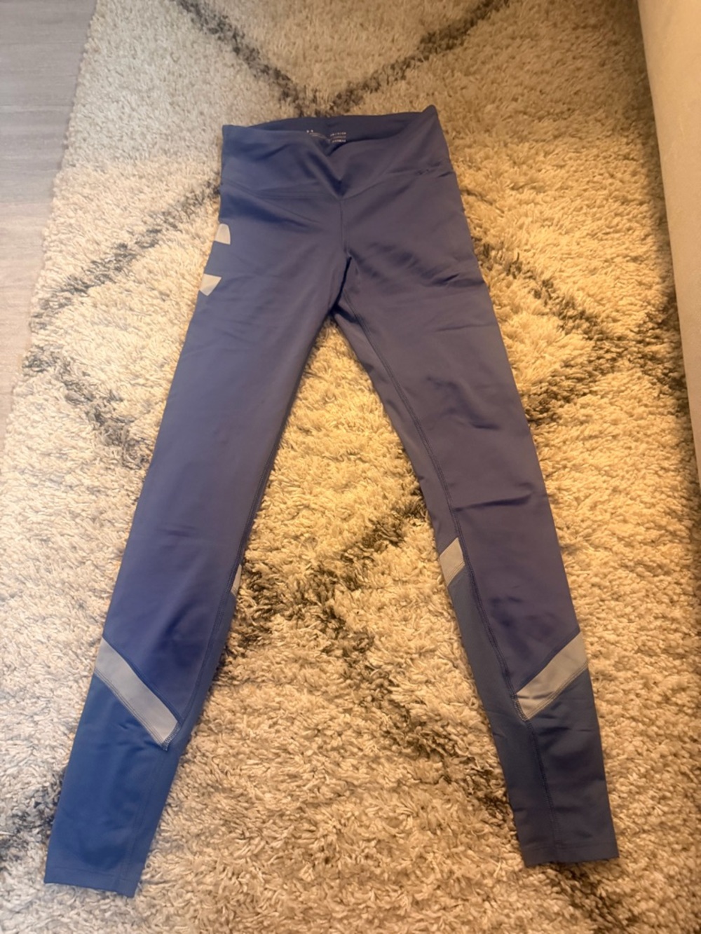 Under Armour blue Leggings with Reflective Accents